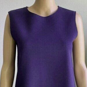 PortsPure Sleeveless Dress, Navy Blue Size 2